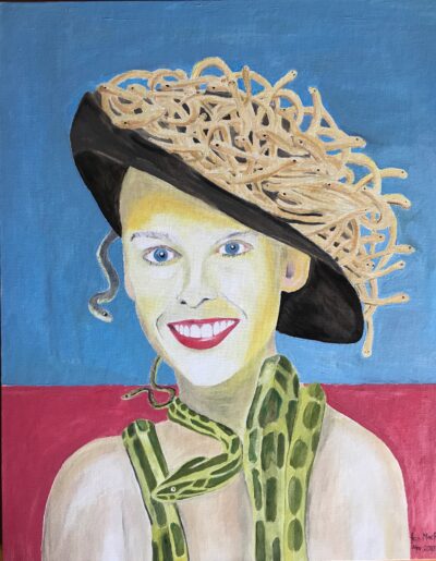 Kylie, a Grecian goddess | Oil on canvas. 40 x 50cm. Nov. 2018