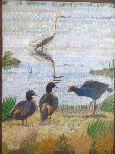 Lake Monger Residents | Oil on canvas, 45 x 60 cms, Nov 2021. Sold.