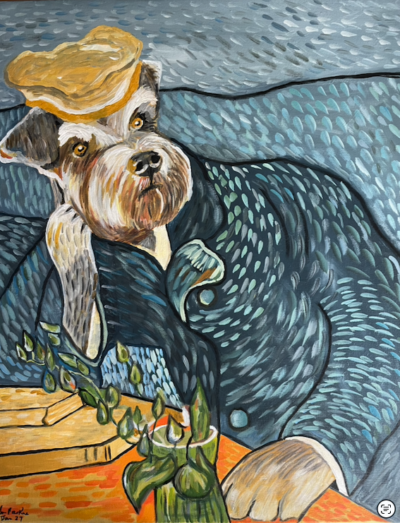 Van Gogh’s (veterinarian) doctor | Acrylic on canvas. 50 x 40 cms. January 2026.
