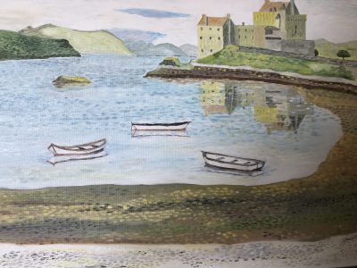 Eileen Donan Castle | Oil on canvas. 5 x 62cm. 2018