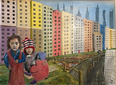 Summer in the City | Oil on canvas. 45 x 61cm. Feb. 2018.