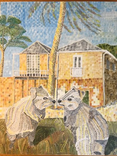 Rottnest beach buddies | Oil on canvas 40 x 50cm. March 2019.
