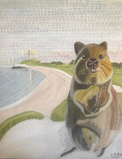 Pinky’s before glamping | Oil on canvas. 40 x 50cm. June 2019.