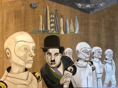 Modern times | Oil on canvas, 45 x 60cm. June 2029.