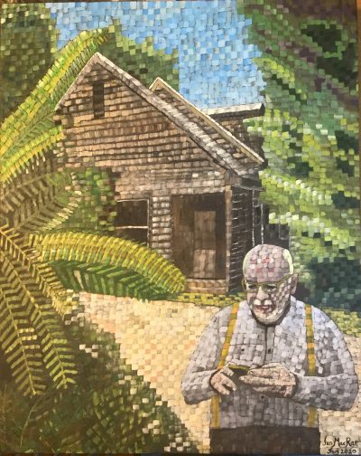 Dennis at Mount Macedon | Oil on canvas 40 x 50cm. Jan 2020. Sold