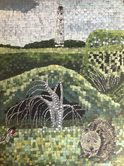Wadjemup lighthouse | Oil on canvas 50 x 60cm. Aug 2020.