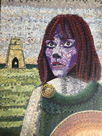 Boudicca awaiting the Romans | Oil on canvas 60 x 50cm. Sept 2020.