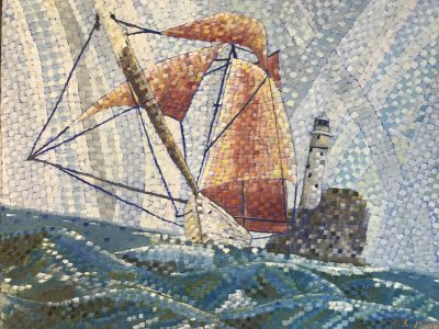 Fastnet, Dogger, Rochall | Oil on canvas: 40 x 50cms, Feb 2021