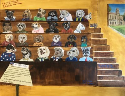 UWA Philosophy 101 | Oil on canvas, 50 x 60cms. May 2021, Sold