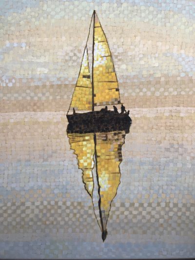 Tranquility during lockdown | Oil on canvas 45 x 50cms, July 2021, SOLD