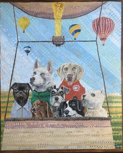 Mile High Club Members | Oil on canvas 50 x 60 cms, Oct 2021. Sold