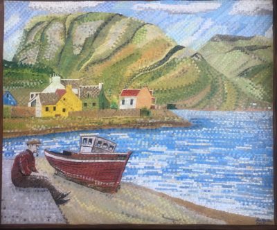 Scottish Highlands on a good day | Oil on canvas, 50 x 60 cms, Nov 2021