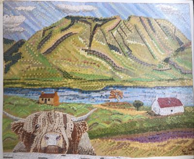 Ben Attow from Morvich | Oil on canvas 50 x 60 cms. December 2021. Sold