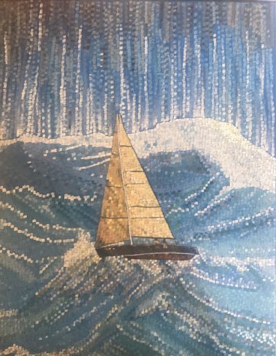 A bit of weather | Oil on canvas. 45 x 50 cms. May 2022.