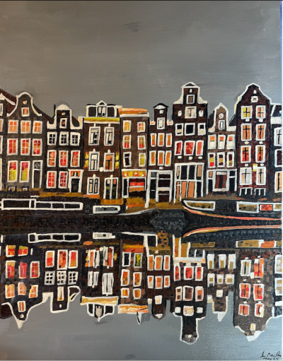 Amsterdam | Acrylic on canvas. 50 x 40 cms. May 2025.